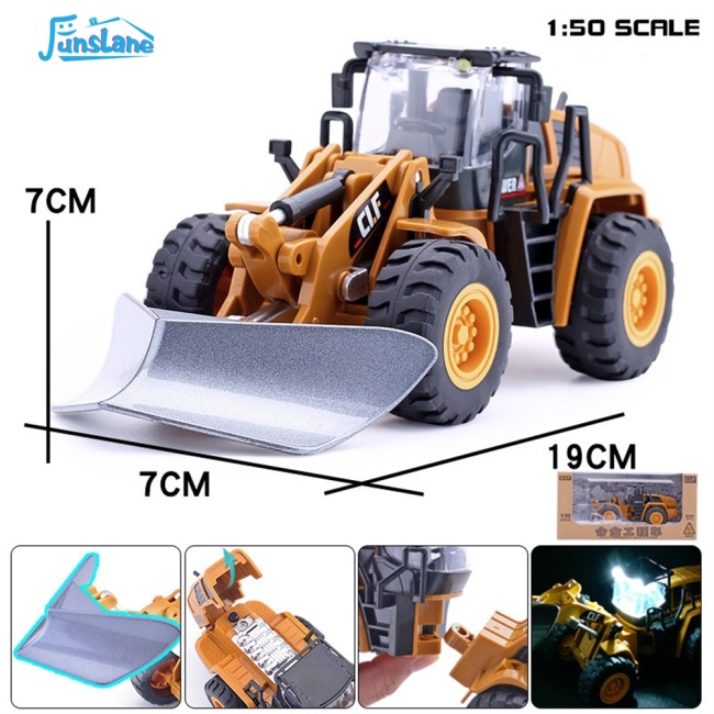 Mô Hình Xe Múc Đồ Chơi Bằng Hợp Kim Tỉ Lệ 1: 50 / 1: 40