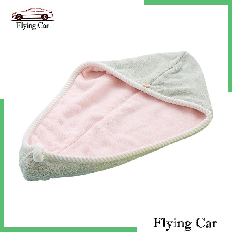 Khăn Quấn Tóc Bằng Sợi Micro Có Nút Cài Dành Cho Nữ [Lzdjfmy2]