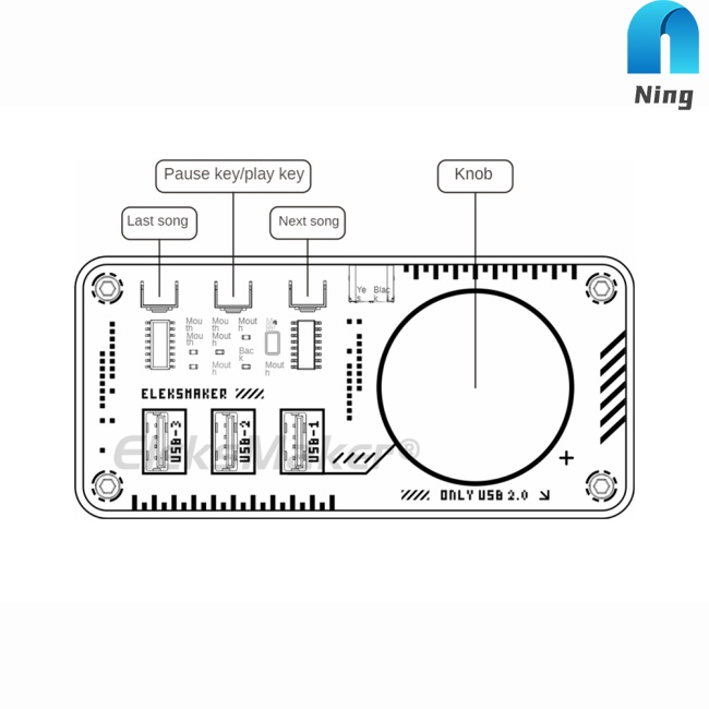 Bộ Điều Khiển Máy Tính Cổng Usb Có Đèn Rgb
