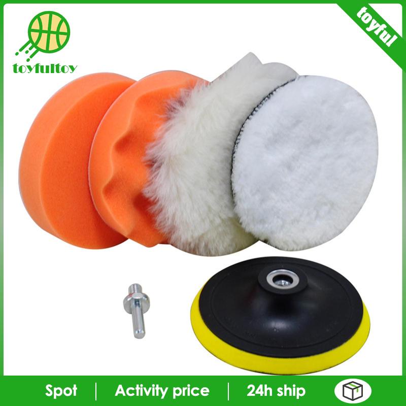 Bộ 6 Miếng Đệm Đánh Bóng Xe Hơi Đa Năng