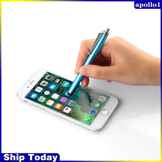 Bút Cảm Ứng Màn Hình Bằng Hợp Kim Nhôm Kèm Kẹp Chuyên Dụng Cho Máy Tính Bảng