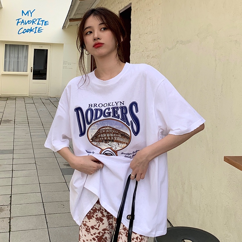 NZN Áo Thun Ngắn Tay In Họa Tiết Thời Trang Mùa Hè Phong Cách Mới