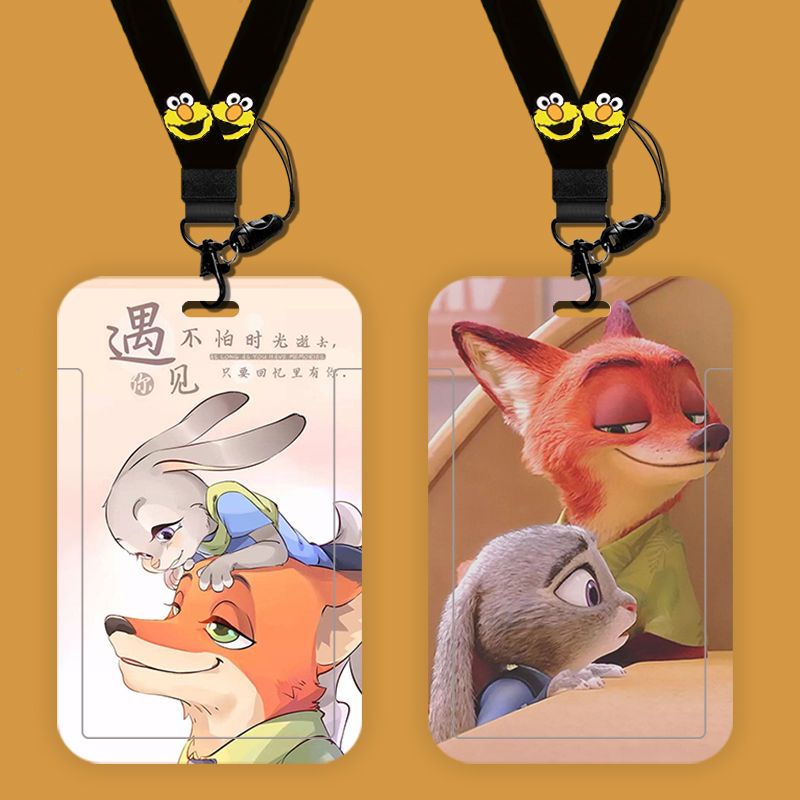 Ví Đựng Thẻ ID / Danh Thiếp Họa Tiết Hoạt Hình Zootopia Cho Nam