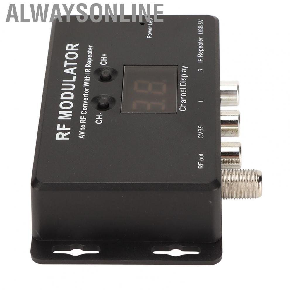 Alwaysonline RF Modulator Professional PAL NTSC 21 Channel AV to Convertor for Set Top Box DVR DVD hot
