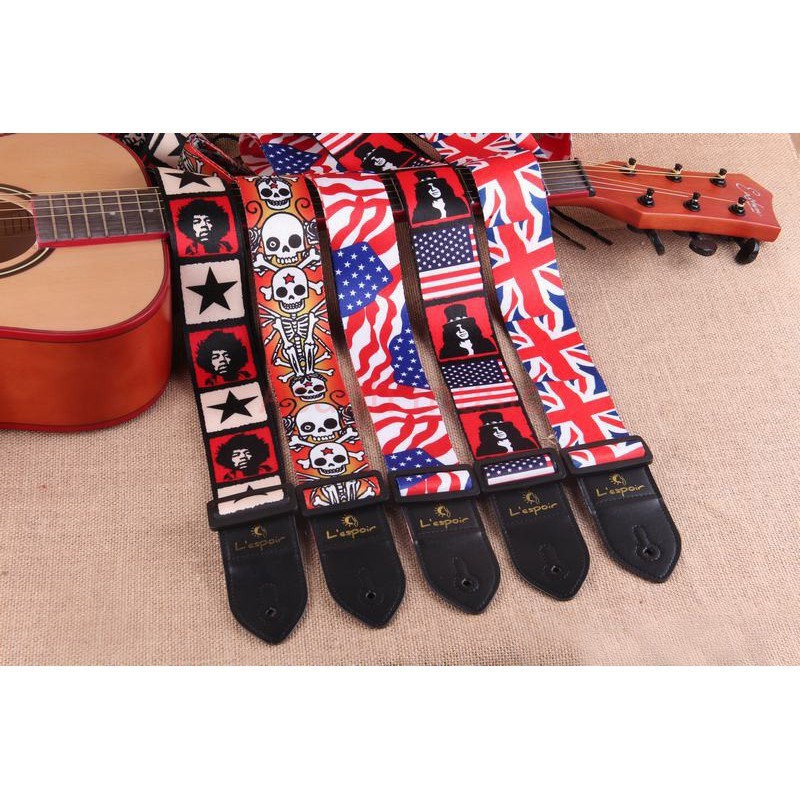 Dây Đeo Đàn guitar 1-20 Họa Tiết Dễ Thương