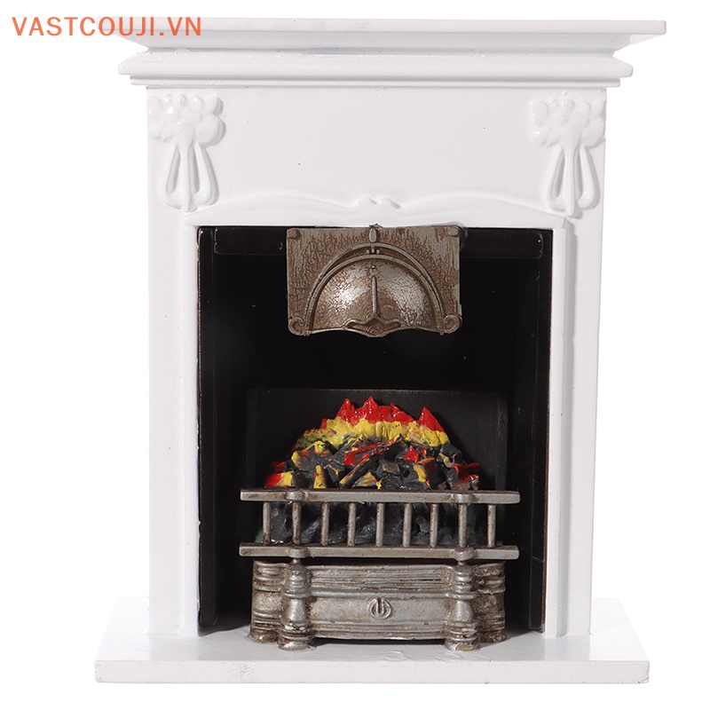 1 Bộ Quạt Làm Sạch Lò Sưởi Trang Trí Nội Thất Nhà Búp Bê VASTJI Tỉ Lệ 1: 12