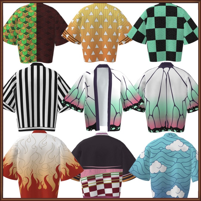 Áo Choàng Ngủ Tay Dài Dáng Rộng In Họa Tiết Hoạt Hình Dễ Phối Đồ Cho Nam Và Nữ