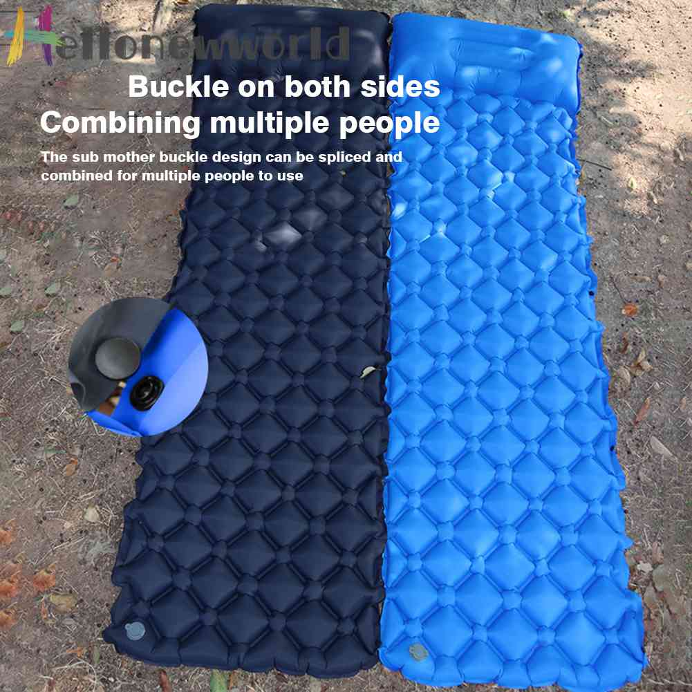 Thảm Bơm Hơi Siêu Nhẹ Chống Ẩm Tiện Dụng Mang Theo Du Lịch Cắm Trại