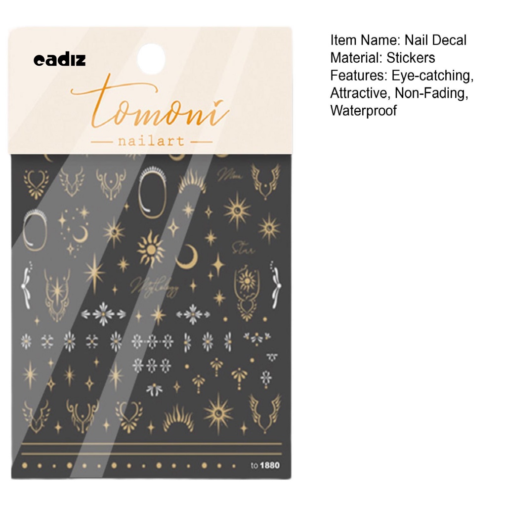 Miếng Dán Trang Trí Móng Tay Nghệ Thuật Siêu Mỏng Họa Tiết Sáng Tạo