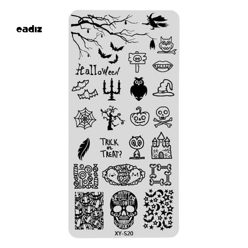 Con Dấu Trang Trí Móng Tay Bền Bỉ Dễ Sử Dụng Thiết Kế Phong Cách Halloween