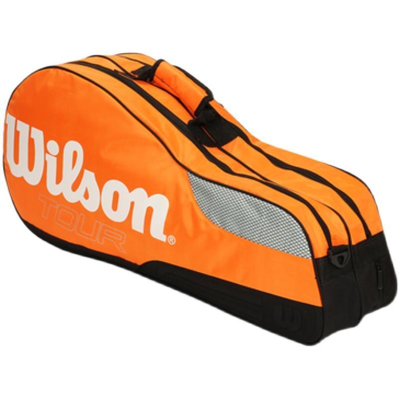 Túi Đựng Vợt Tennis Wilson 0318 Đeo Vai 4 Ngăn Tiện Dụng 4 Màu
