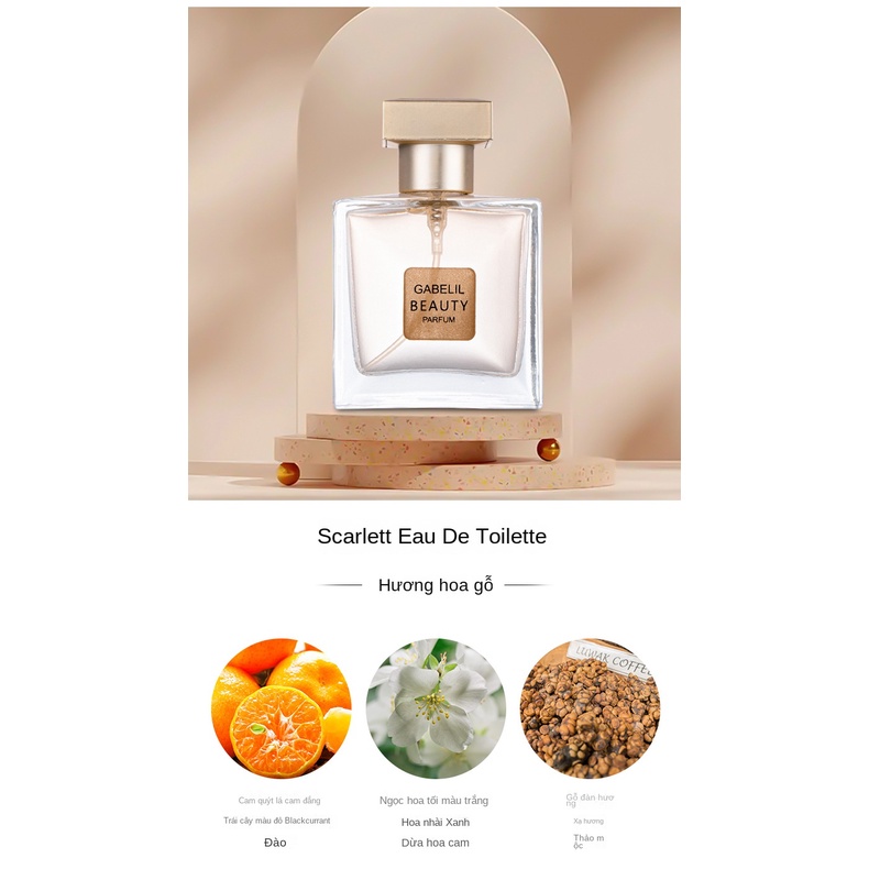 Hộp Quà Tặng Nước Hoa Bốn Mảnh Lâu Phai Màu Cà Phê Đen Eau de Parfum