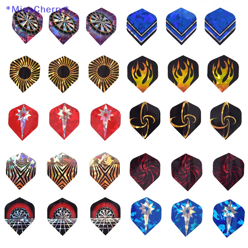 Set 15 / 30 Phi Tiêu Bằng Nhựa PVC Phản Quang Cho Máy Bay Điều Khiển Từ Xa Mới