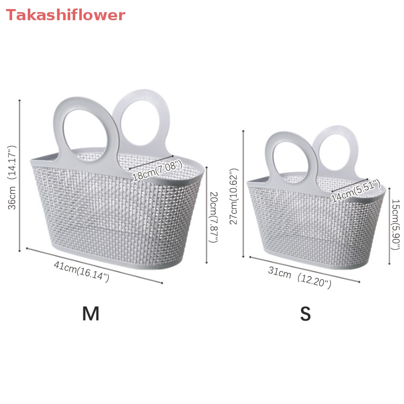 Giỏ Nhựa Rỗng Đa Năng Đựng Đồ Dùng Nhà Tắm Tiện Dụng