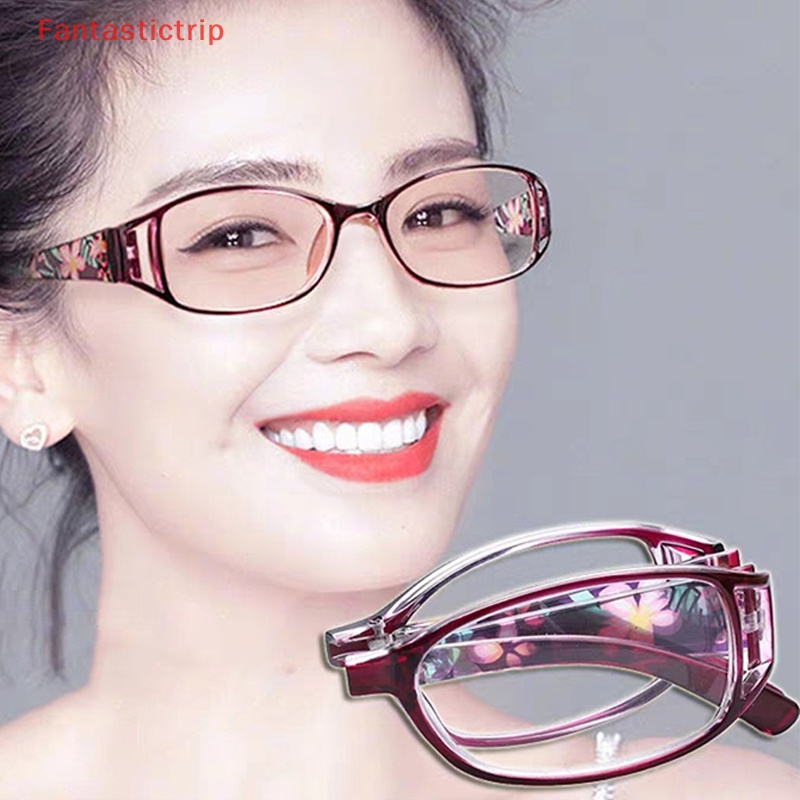 Kính Đọc Sách Chống Tia Sáng Xanh Có Thể Gấp Lại Kèm Hộp Đựng Thời Trang Cho Nam Và Nữ