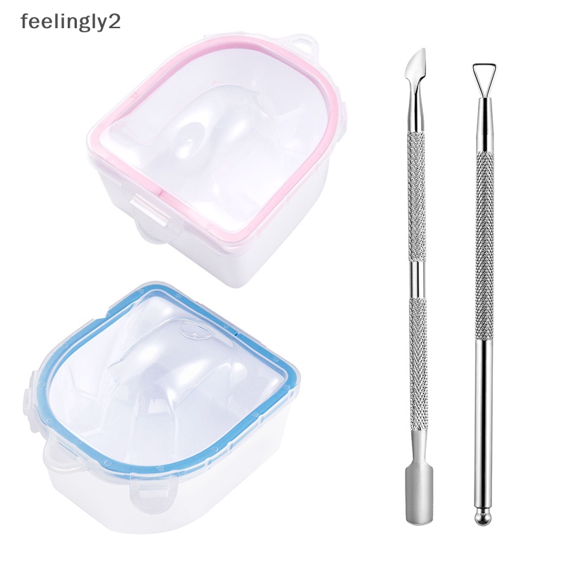 Bộ 3 Tô Ngâm Rửa Và Loại Bỏ Lớp Biểu Bì Chăm Sóc Móng Tay