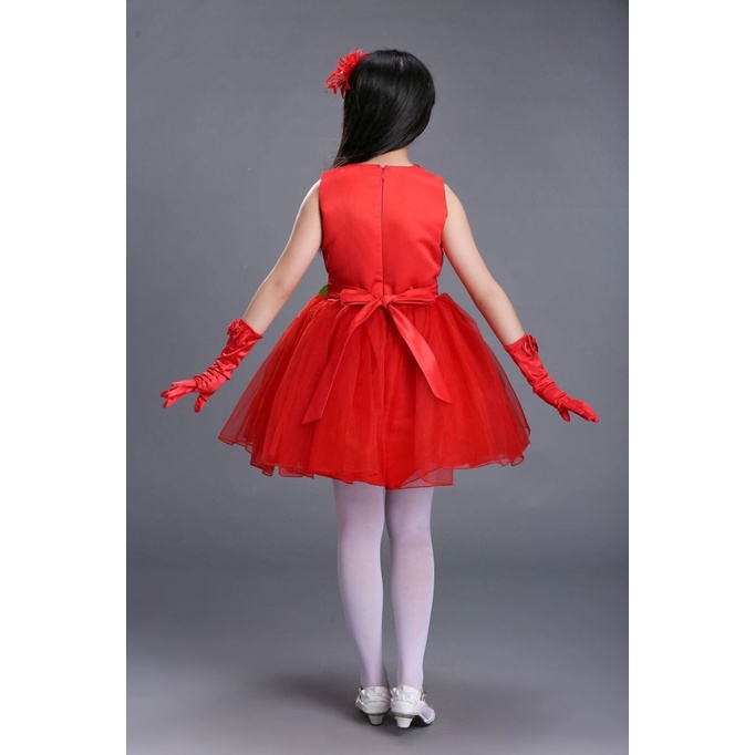 Đầm Công Chúa Pettiskirt Gauzy Dùng Biểu Diễn Nhảy Múa Dành Cho Bé Gái Mẫu Giáo