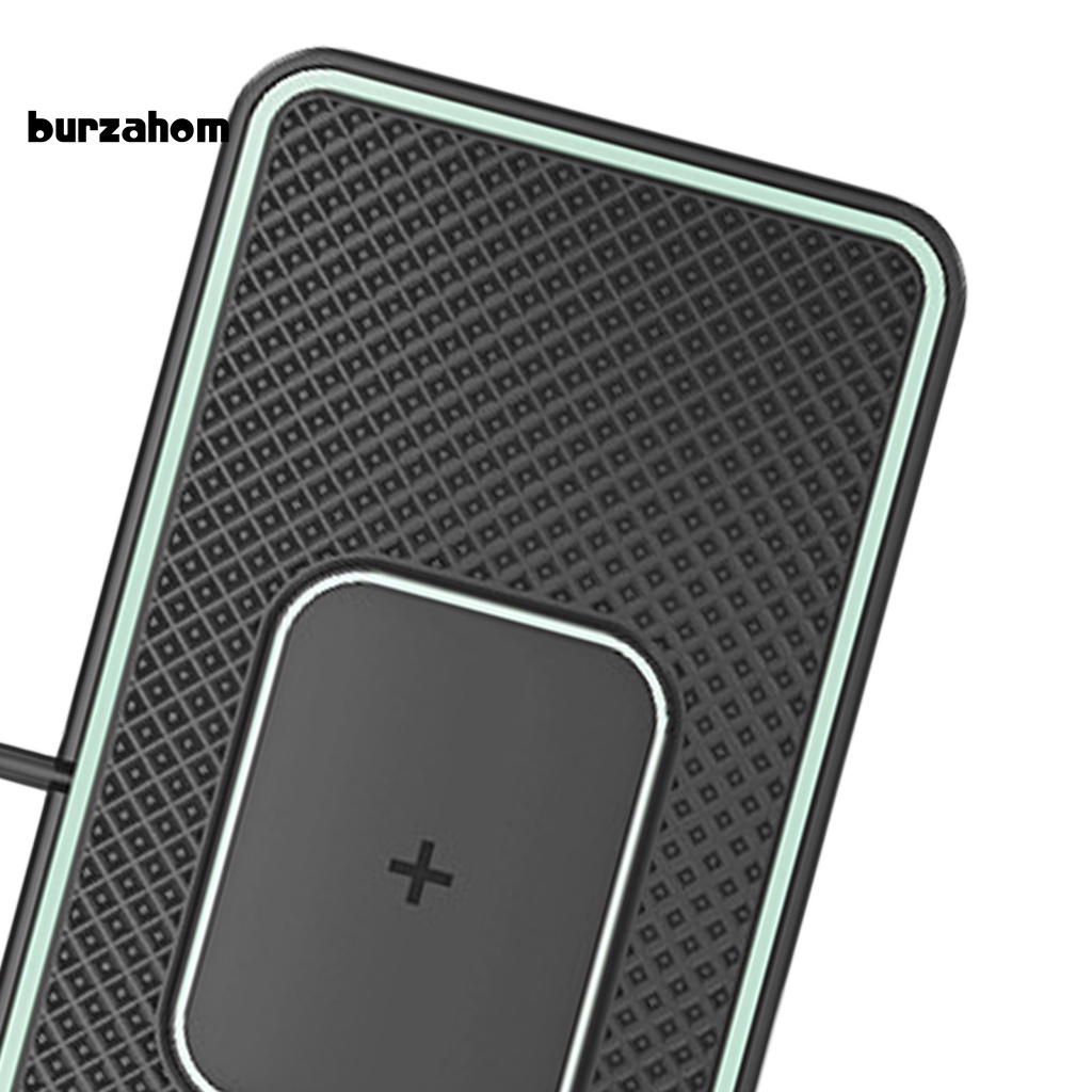 1 Bộ Đế Sạc Nhanh Không Dây QI 15W Tối Đa 2 Trong 1 Chống Trượt Có Chức Năng Sạc USB