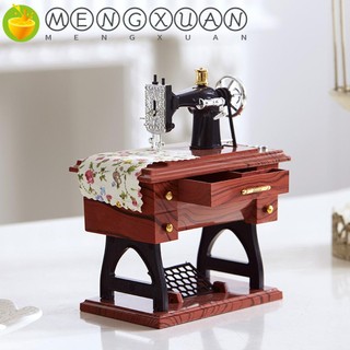 Hộp nhạc dạng máy may mini trang trí nội thất độc đáo