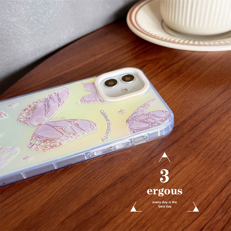 Ốp Điện Thoại Mềm Chống Sốc Màu Gradient Cho IPhone 14 13 12 11 Pro Max SE2020 X XR Xs Max 7 8 Plus