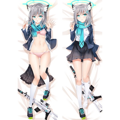 Vỏ Gối Dài Ôm Cơ Thể In Hình Anime Dakim Sakura Blue Archive tsubaki Thiết Kế Mới Thích Hợp Làm Quà Tặng