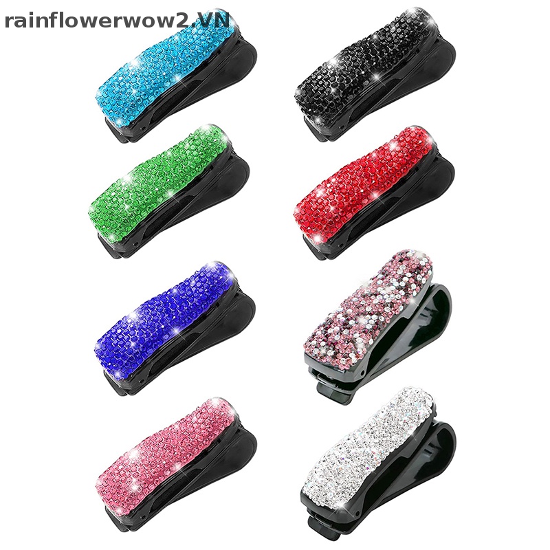 Kẹp Giữ Mắt Kính Gắn Tấm Che Nắng Xe Hơi Hình Viên Kim Cương