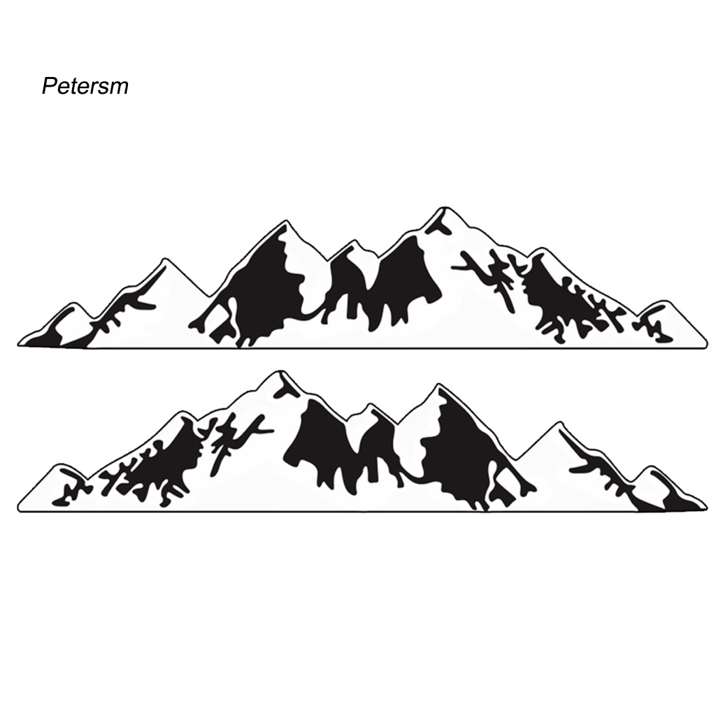 Set 2 Đề Can Dán Trang Trí Xe Hơi Chịu Nhiệt Độ Cao Tháo Rời Được Tiện Lợi