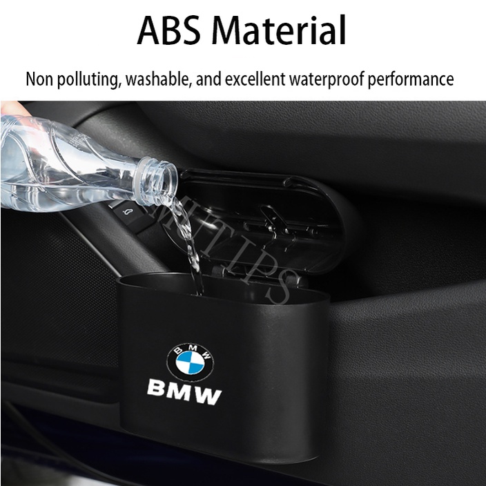 Thùng Rác Mini Bằng ABS Chống Thấm Nước Cho Xe Hơi BMW E90 F10 F30 E39 E36 E46 E30 E60 X1 E84 F48 F25 X3 E83 X5 F15