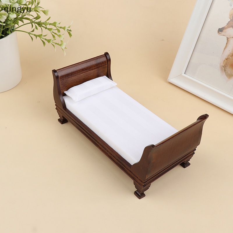 Giường Ngủ Mini Tỉ Lệ 1: 12 Trang Trí Nhà Búp Bê