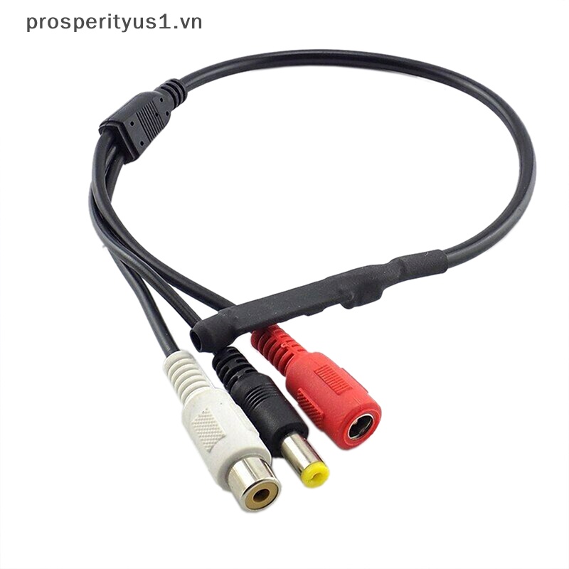 Micro Mini Âm Thanh Ẩn prosperityus1 [prosperityus1] CCTV MIC DC 15V DVR An Ninh