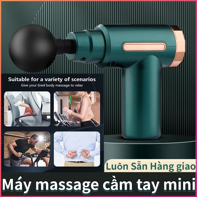 【Luôn Sẵn Hàng giao】Máy massage cầm tay mini đấm lưng mát xa trị liệu cổ vai gáy 1 đầu 5 chế độ Cổ Vai Gáy Giảm Đau Cơ