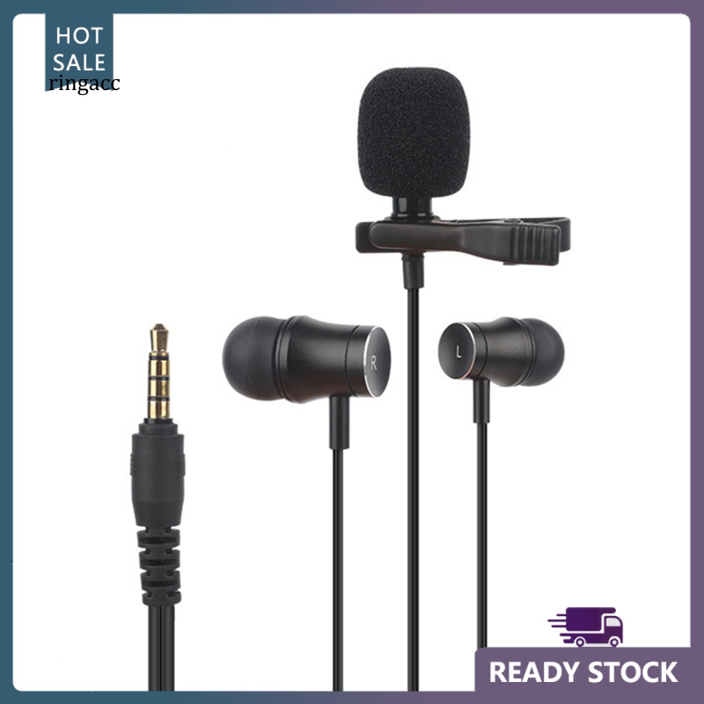 1 Bộ Giao Diện Âm Thanh Micro 4 Phần Cổng Type-C Giảm Tiếng Ồn 3.5mm Cho Điện Thoại