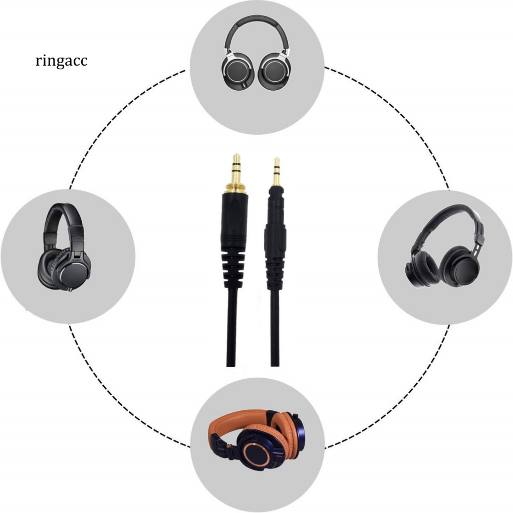Dây Cáp Âm Thanh AUX Giắc Cắm 3.5mm 2.5mm Thay Thế Chuyên Dụng Cho ATH-M40X / M50X / M60X / M70X