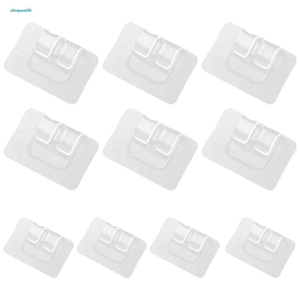 Set 10 Miếng Dán Cố Định Thảm Chống Trượt Trong Suốt Cho Xe Hơi