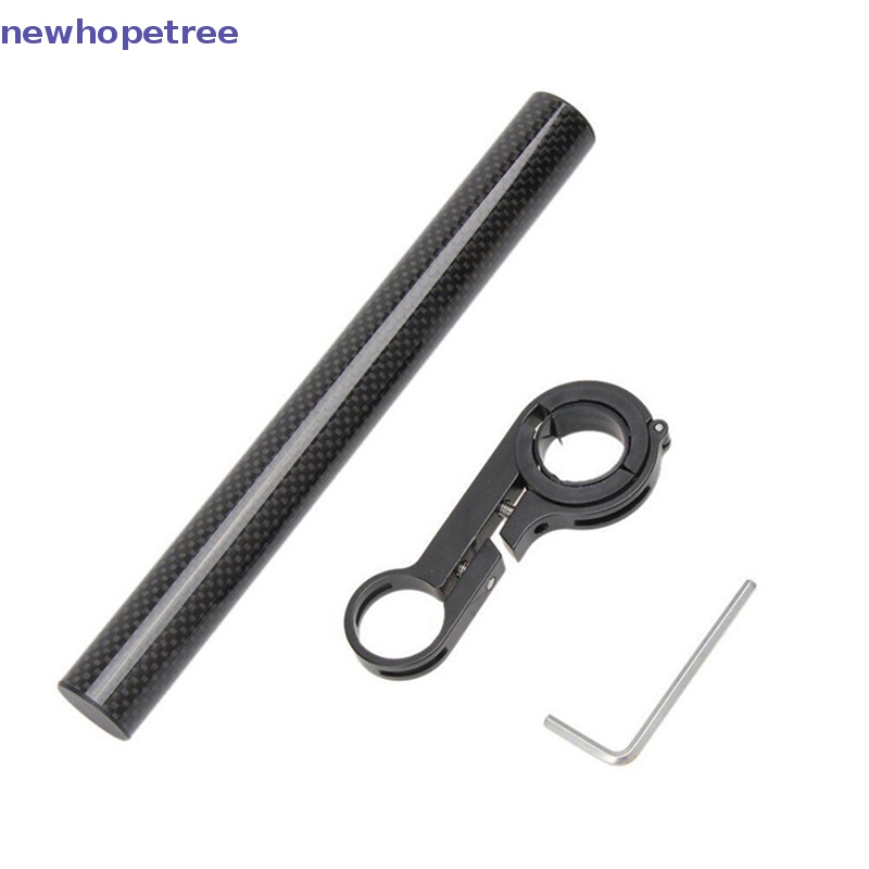 Giá Đỡ Đèn Pha Bằng Hợp Kim Sợi Carbon Gắn Tay Lái Xe Đạp Leo Núi