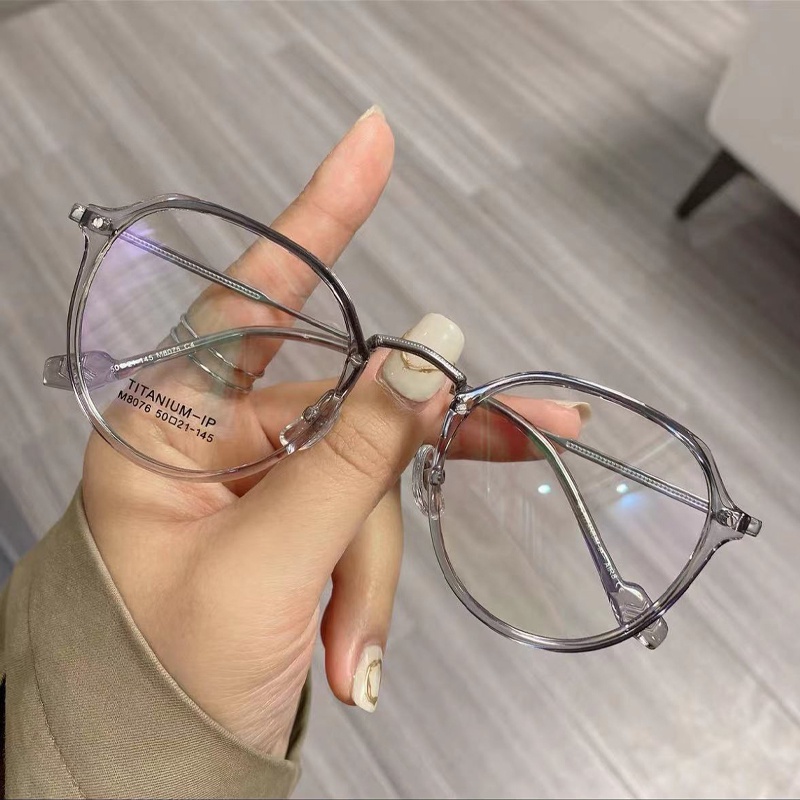 Kính Mát Tròn TR90 Chống Bức Xạ Cho Nữ