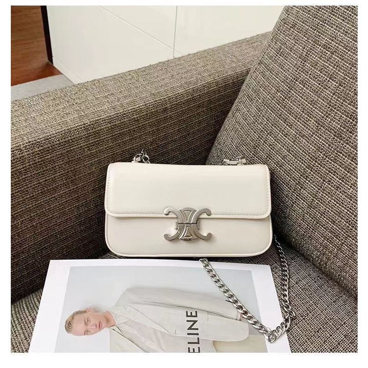 Túi Đeo Vai Nữ Đen Phối Dây Xích Cao Cấp Thời Trang Mới 2023 HZFTR0581