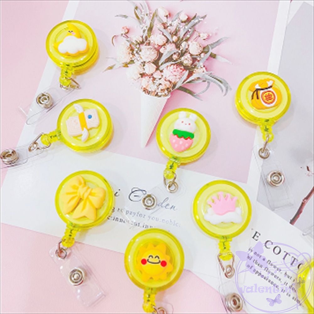 Giá Đỡ Thẻ Tên Bằng ABS In Hoạt Hình Dễ Thương Có Thể Thu Gọn Cho Học Sinh / Y Tá