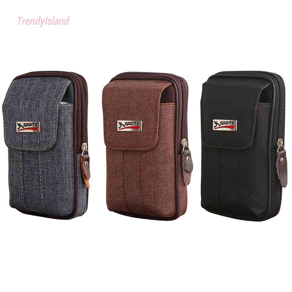 {2023 Mới} Túi Đeo Hông / Thắt Lưng Vải Canvas Đựng Điện Thoại Đa Năng Hợp Thời Trang [Trendisland.Vn]