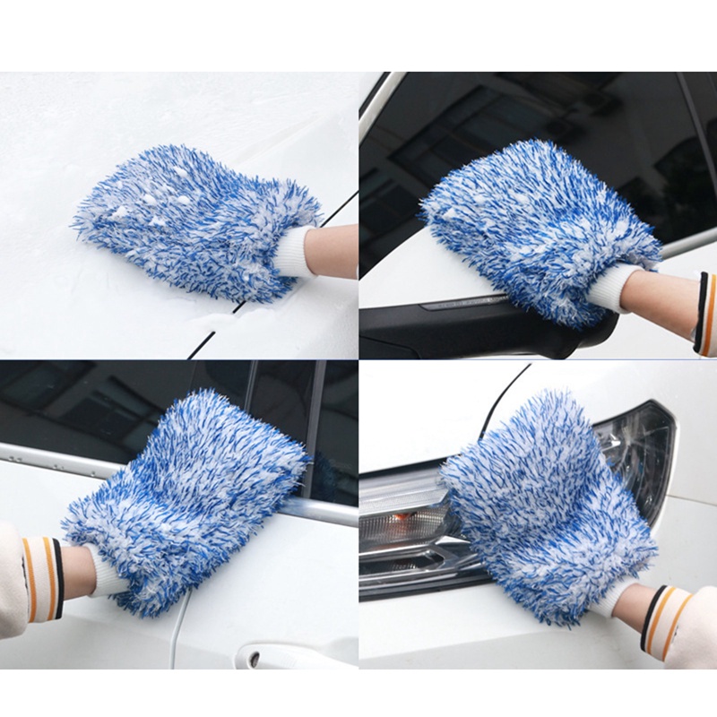 Găng Tay Bông Mềm Lau Xe Hơi Chuyên Dụng