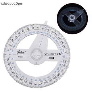 Xách tay đường kính của 10cm nhựa 360 độ con trỏ thước đo góc Cai Trị mới