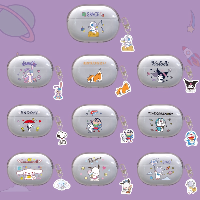 Cho Huawei FreeBuds Pro 2 ốp tai ng Case Vỏ Bảo Vệ Hộp Sạc Tai Nghe Mềm Họa Tiết Cậu Bé Bút Chì