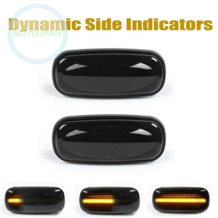 Side Marker Light Signal Smoked 3.3*1.5*1.2inch For Land Rover DISCOVERY 2【Land Rover】