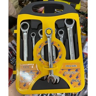 Bộ cờ lê vòng miệng tự động 7 chi tiết 8-19mm