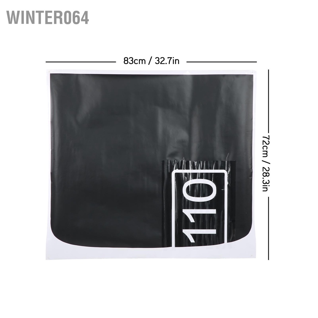 Winter064 Miếng Dán Nắp Ca-pô Trang Trí Động Cơ Phía Trước Phù Hợp Cho Land Rover Defender 110 2020‑2021