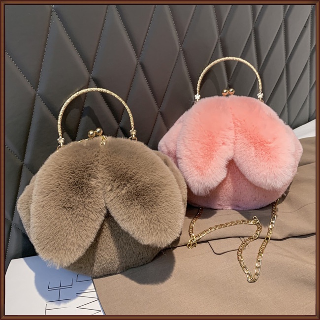 Túi Đeo Chéo Vai Kiểu Tai Thỏ Hoạt Hình Thời Trang Sành Điệu Cho Nữ