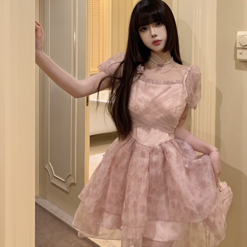 Chân Váy Chữ A Lưng Cao Lấp Lánh Thời Trang Mùa Hè Cho Nữ