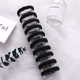 Set 10 Dây Cột Tóc Co Giãn Nhiều Màu Cho Nữ