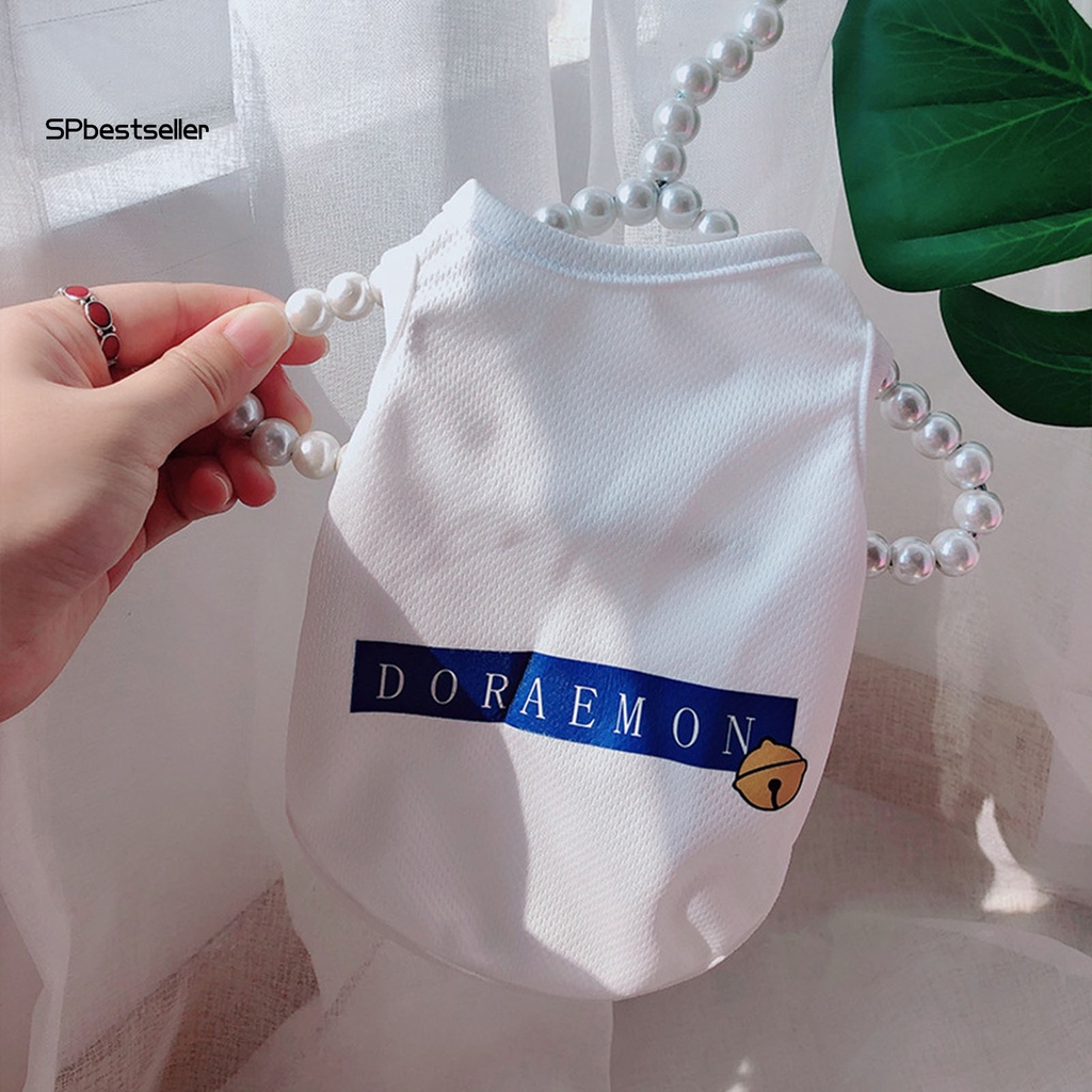 Áo Thun Thoáng Khí In Hình Dễ Thương Cho Thú Cưng