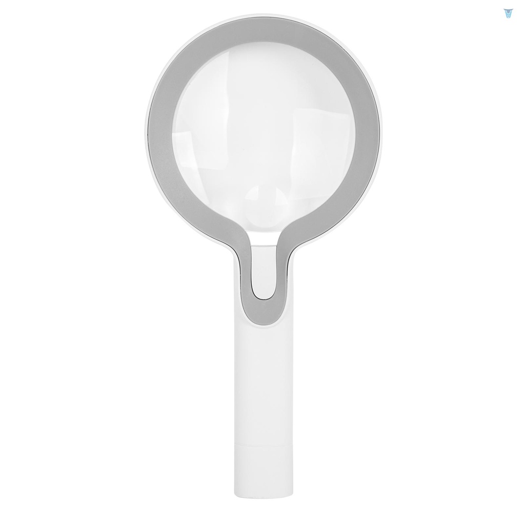 Kính Lúp Cầm Tay 10X &amp; 5X Đường Kính Lớn 3 Mức Độ Sáng Dùng Sửa Chữa Đọc Sách